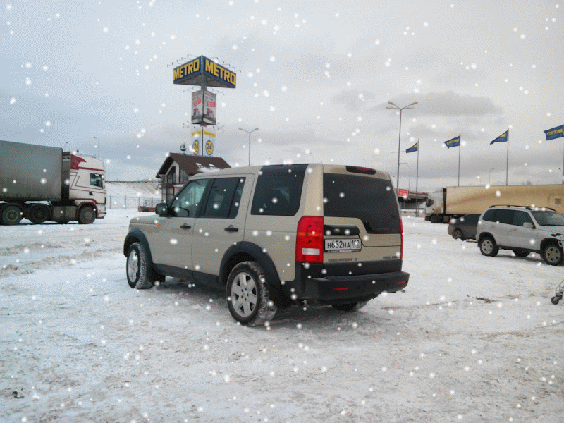 С Новым Годом, Уфа! — Land Rover Discovery III, 2,7 л, 2008 года ...