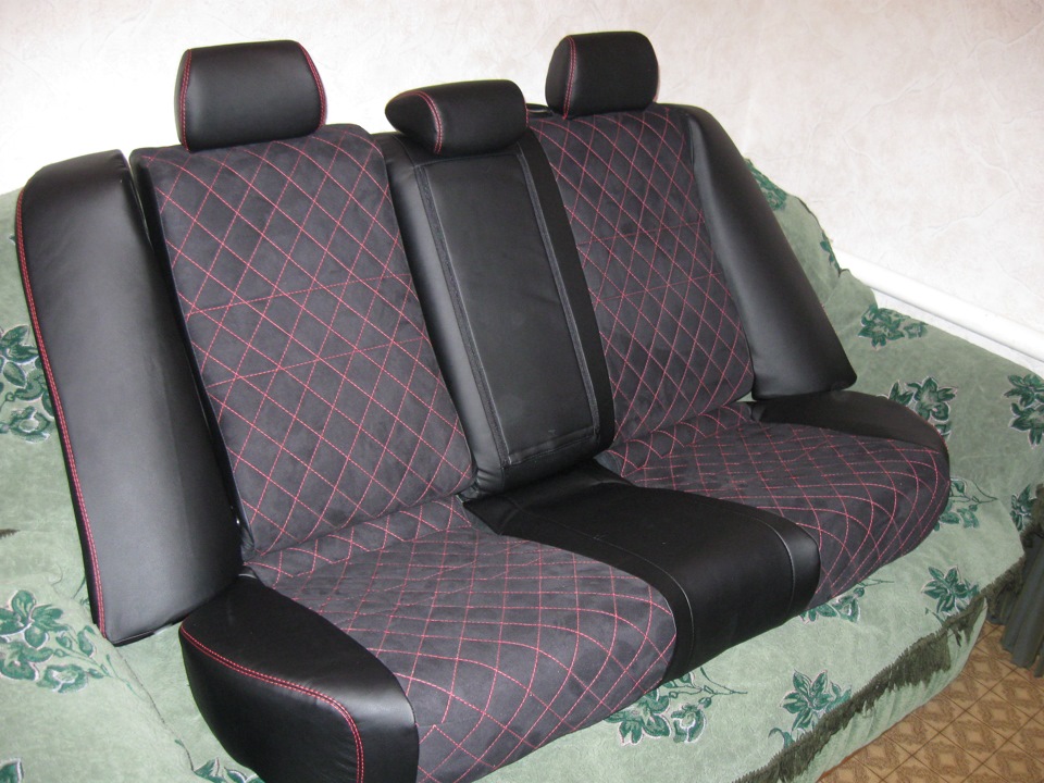чехлы продолжение установки) — Honda Civic 4D (8G), 1,8 л, 2008 года ...