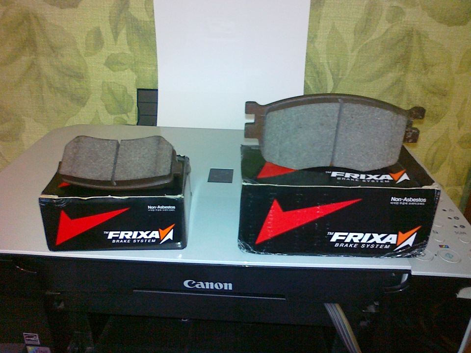 Прикупил тормозные колодоки — Hankook Frixa — Hyundai Accent (3G), 1,5 ...