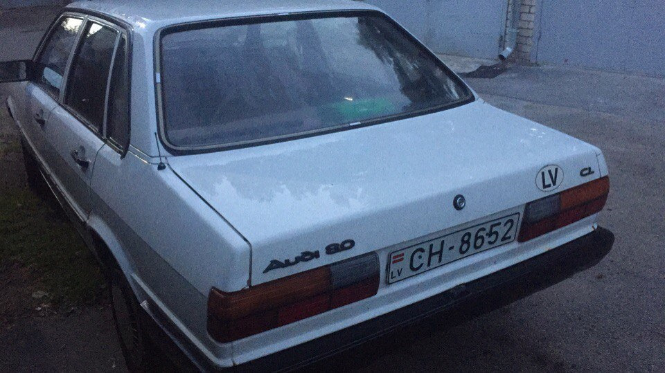 Тормоза + удаление рыжиков с кузова — Audi 80 (B2), 1,8 л, 1984 года ...