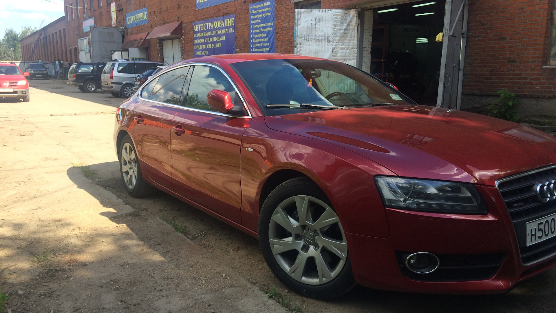 Audi A5 Sportback (1G) 2.0 бензиновый 2010 | ВишнЁваЯ СелЁдКа на DRIVE2