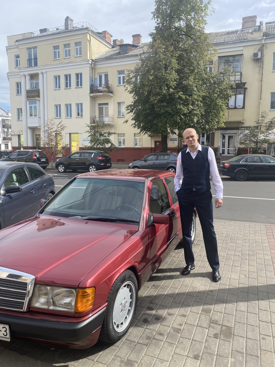 Мерседес на свадьбе. Моей свадьбе. - Mercedes-Benz 190 (W201), 2 л, 1992 года др