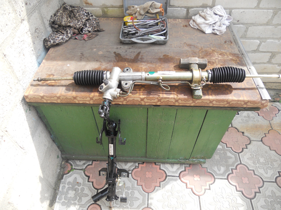 Установка рейки с ГУР на НОРМУ. — Geely CK, 1,5 л, 2012 года | своими ...