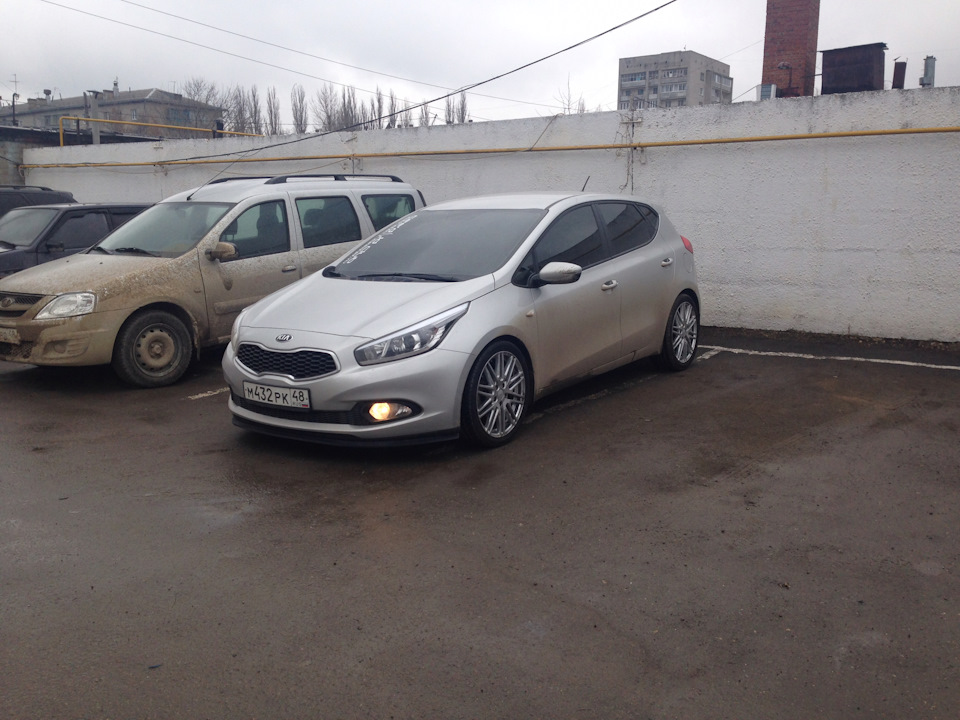 Kia ceed занижение 30