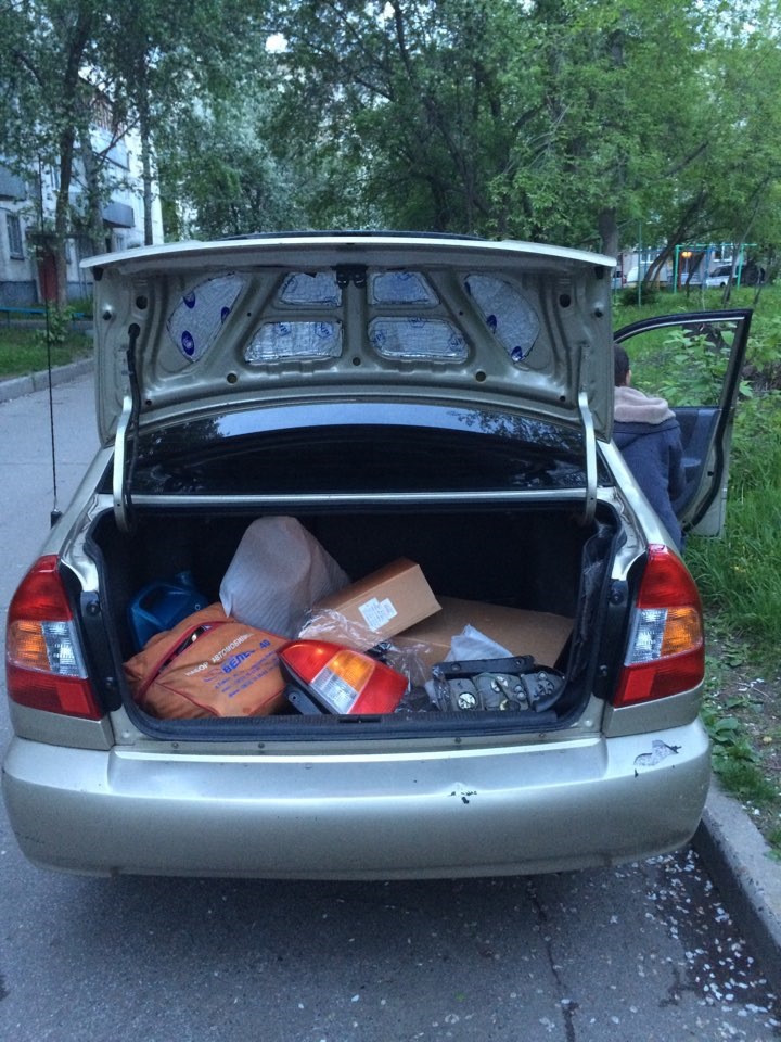 Прикупил новые фары — Hyundai Accent (2G), 1,5 л, 2005 года ...