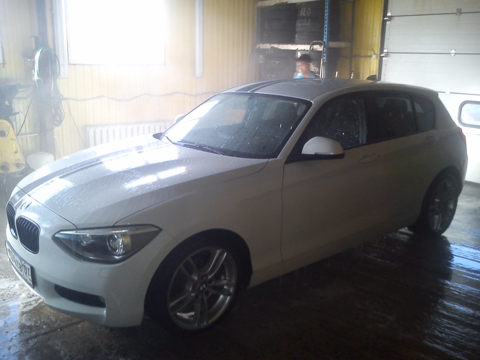 Поцарапали бимку — BMW 1 series (F20), 1,6 л, 2012 года | ДТП | DRIVE2
