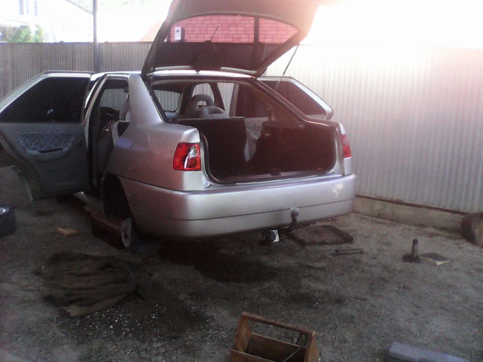 Задние стойки — Chery Amulet, 1,6 л, 2007 года | своими руками | DRIVE2