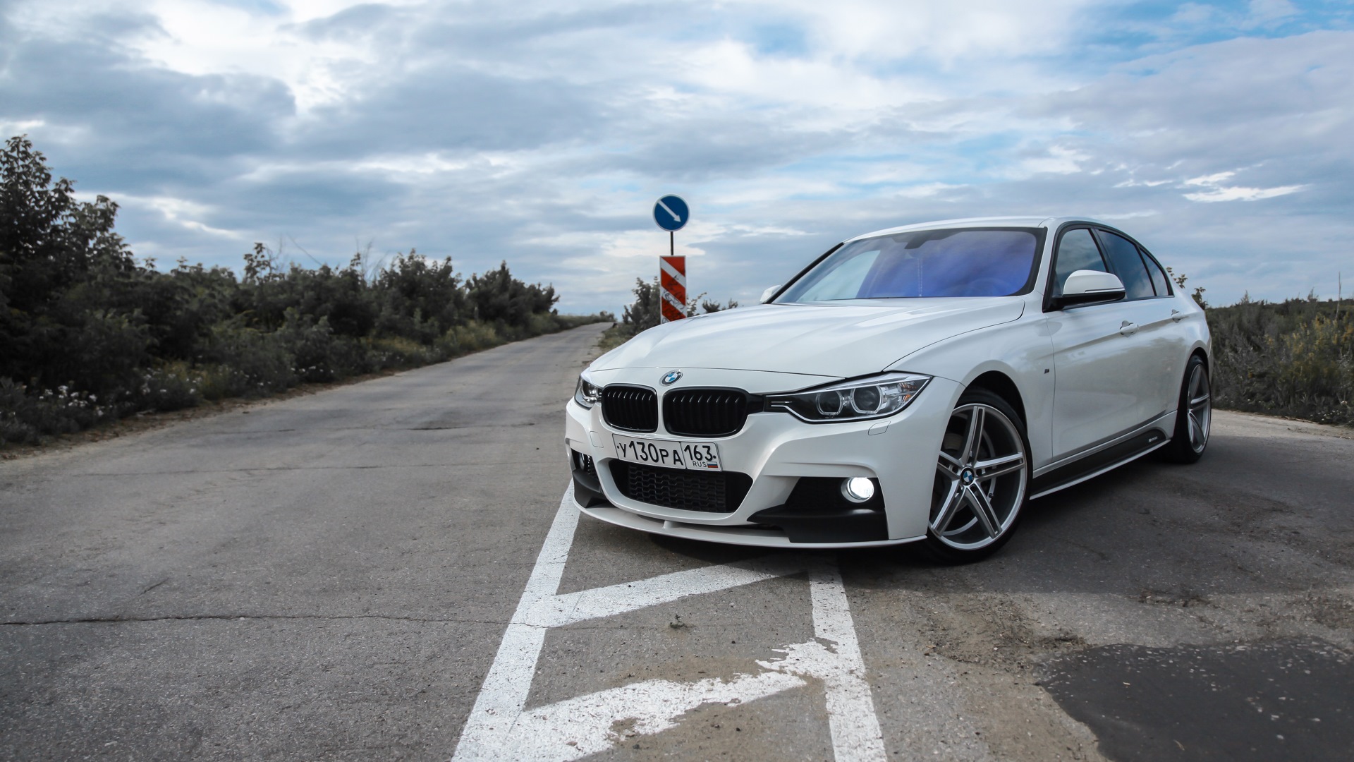 BMW f30 White