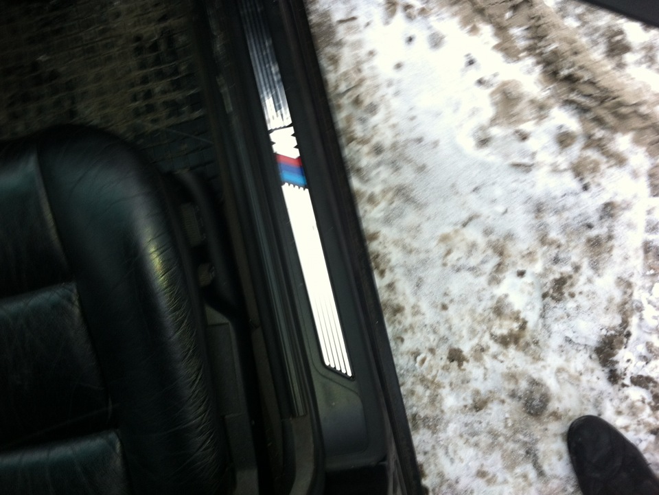 Накладки на пороги от Е39 М5 — BMW 5 series (E34), 2,5 л., 1994 года ...