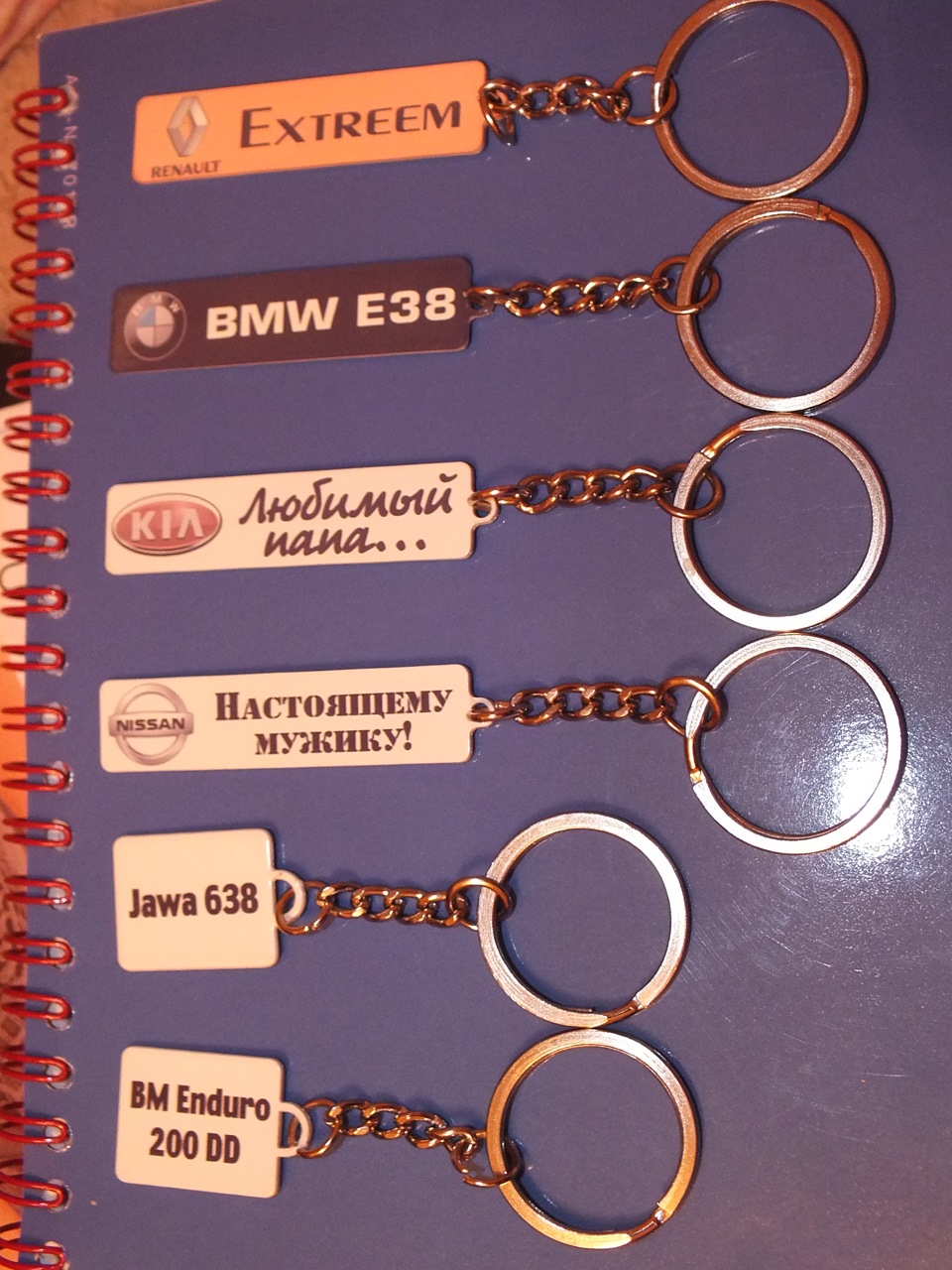 БРЕЛОК — ТОЧНАЯ КОПИЯ ГОС НОМЕРА ВАШЕГО АВТО — BMW 7 series (E38), 4,4 л,  1998 года | аксессуары | DRIVE2