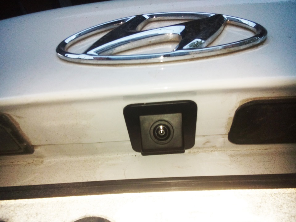 Камера заднего вида — Hyundai Elantra (5G), 1,6 л, 2013 года ...