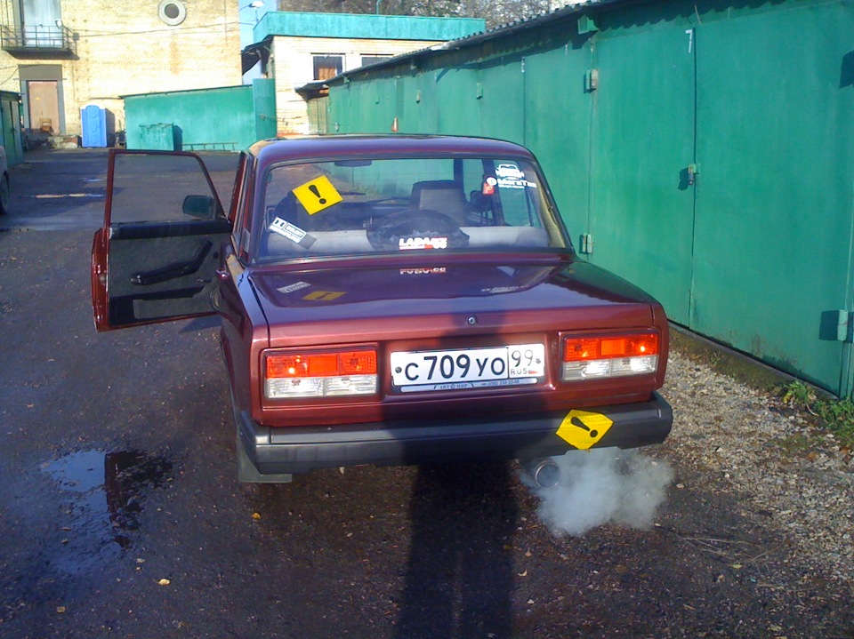 Окуратно, за рулем новичок! ))) — Lada 21074, 1,6 л, 2002 года | прикол ...