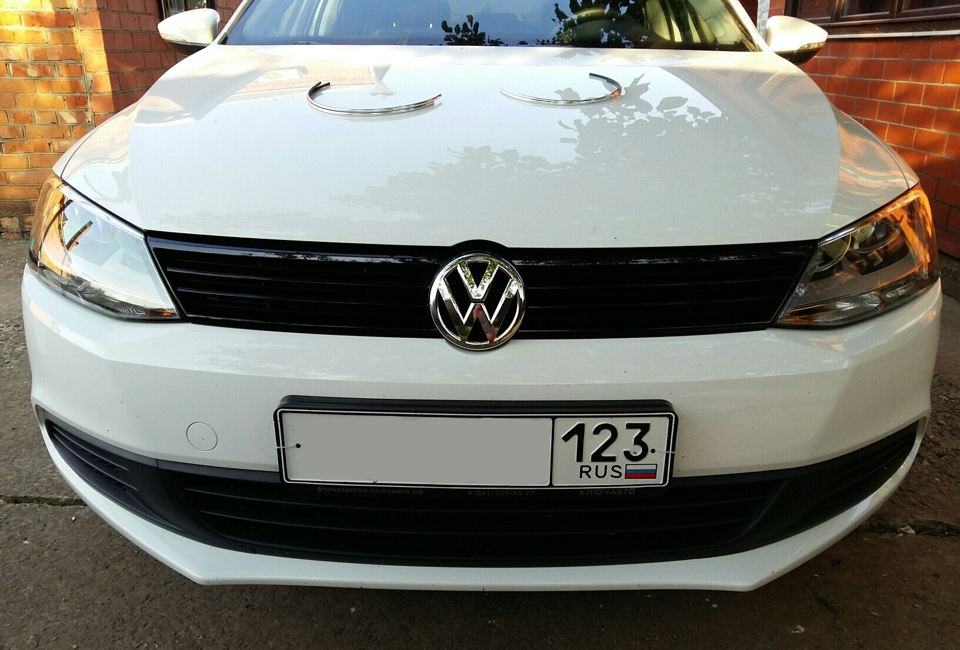 Хромированная лента — Volkswagen Jetta VI, 1,6 л, 2014 года | стайлинг ...