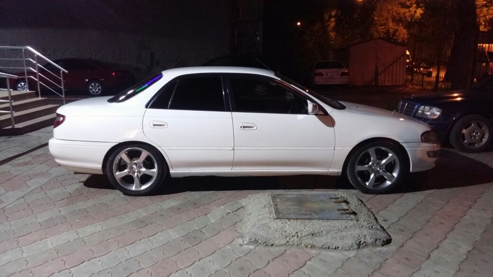 Занижение toyota carina e