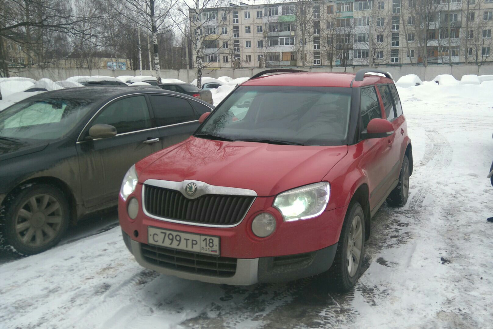 светодиодная лента в skoda yeti