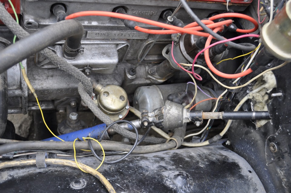 Установка регулируемой рулевой колонки (продолжение). — УАЗ 469, 2,5 л ...