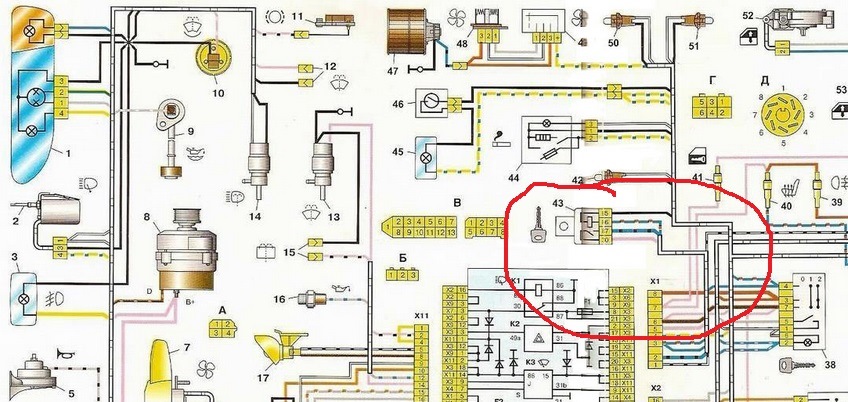 Зажигание 2104 схема. Схема проводки ВАЗ 2105 инжектор. Схема электрическая принципиальная ВАЗ 2104 инжектор -карбюратор. Схема проводки 2104 инжектор. Электрическая схема зажигание ВАЗ 2104 карбюратор.