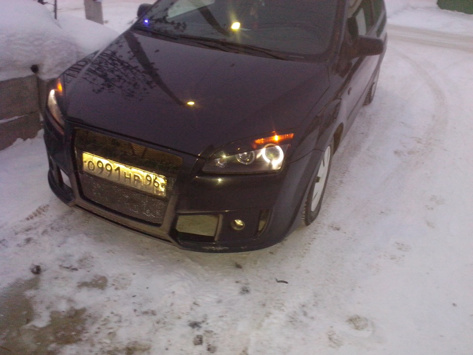 приборка и новые габариты))) — Ford Focus II Hatchback, 1,4 л., 2007 ...