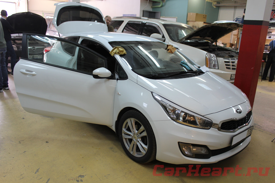 KIA Ceed JD, оклейка крыши в черный глянец — CarHeart на DRIVE2