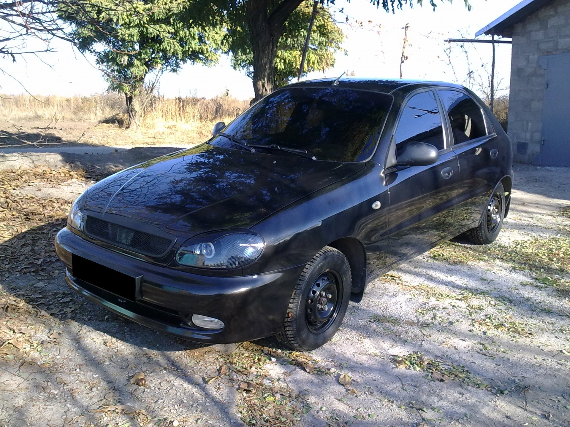 Daewoo lanos черный