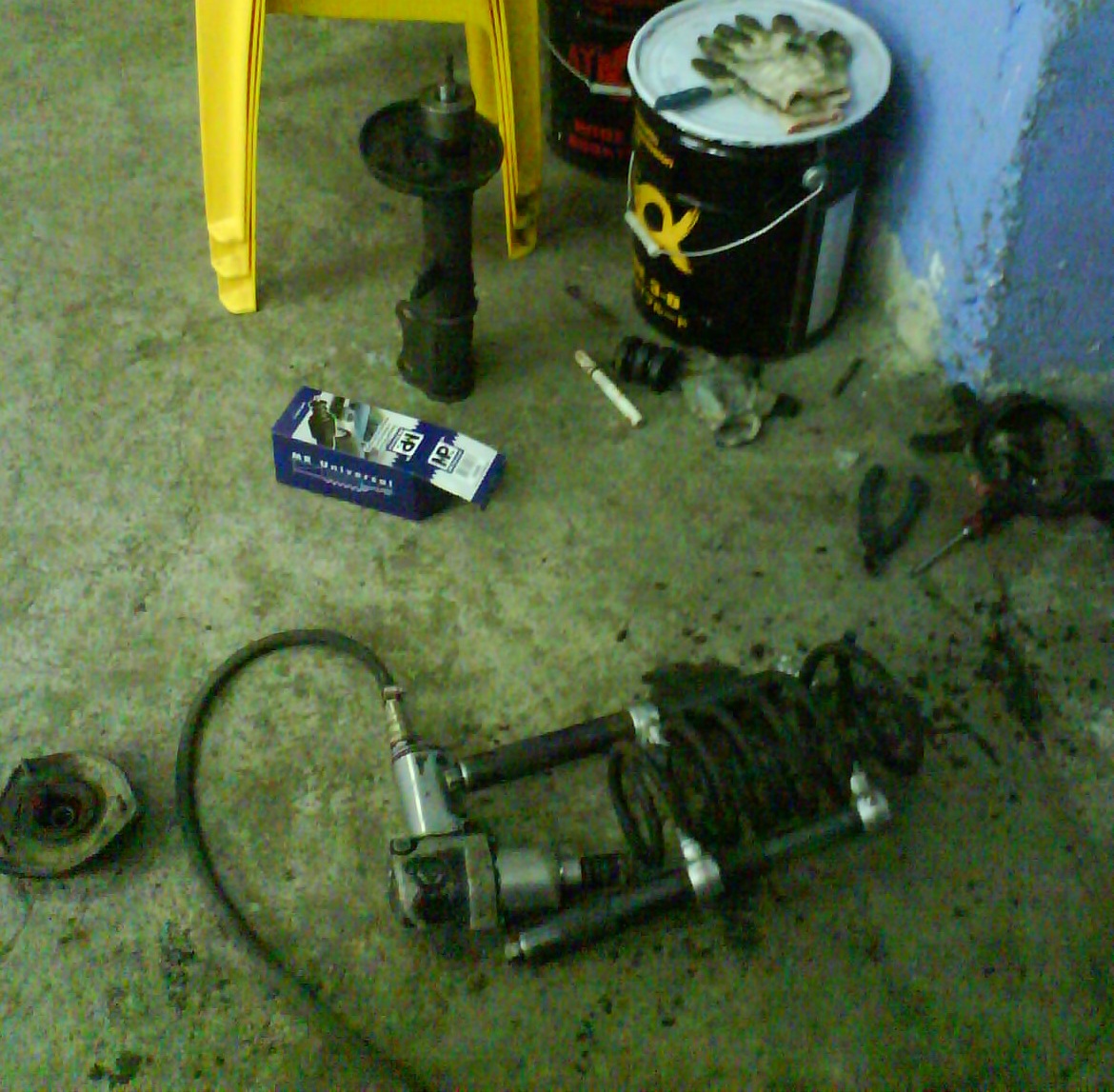 Наконец-то добрался до стоек — Toyota Corona Premio (T210), 1,8 л, 1997 ...