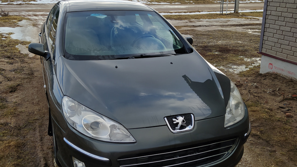 Peugeot 407 Серо-зеленый металлик