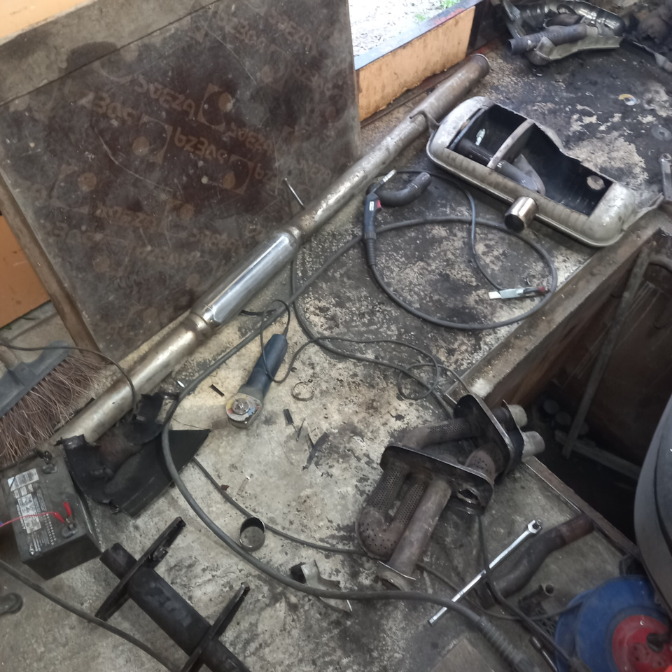 Глушитель — Volkswagen Golf Mk4, 1,8 л, 2001 года | своими руками | DRIVE2