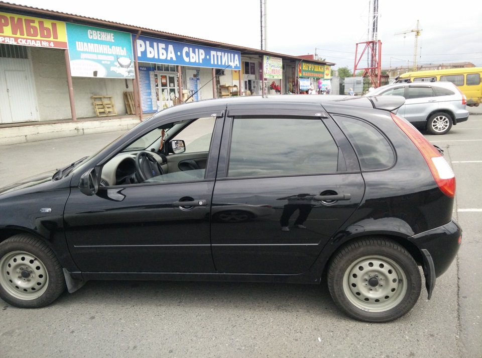 Спойлер ЛК спорт и решетка — Lada Калина Хэтчбек (1G), 1,6 л, 2011 года ...