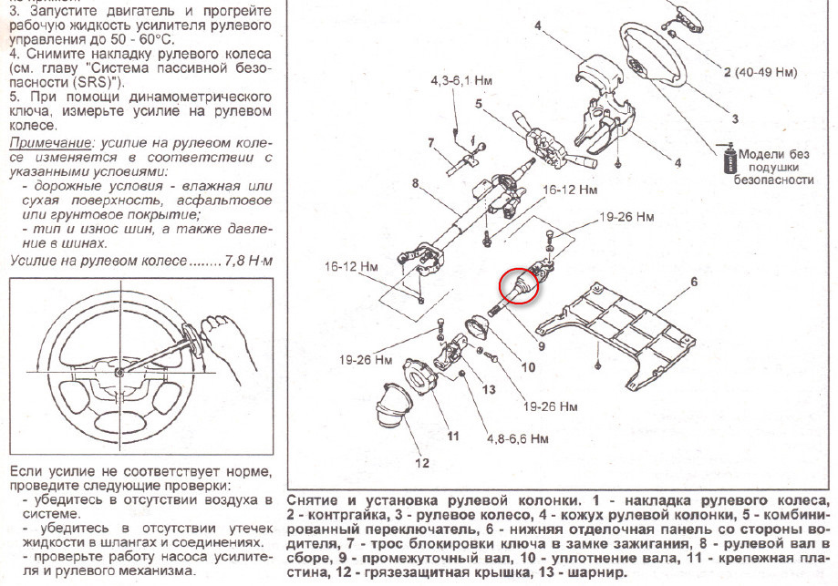 Рулевое управление мазда сх 5