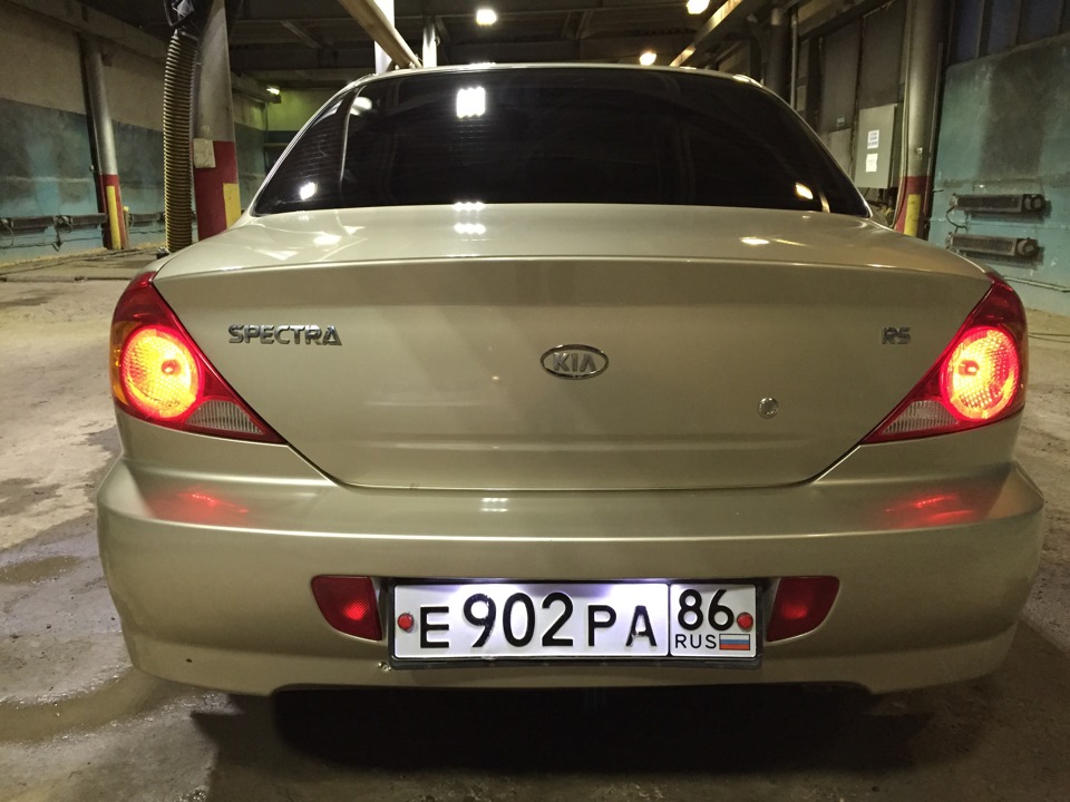 KIA Spectra 1.6 бензиновый 2008 Black spectrum на DRIVE2