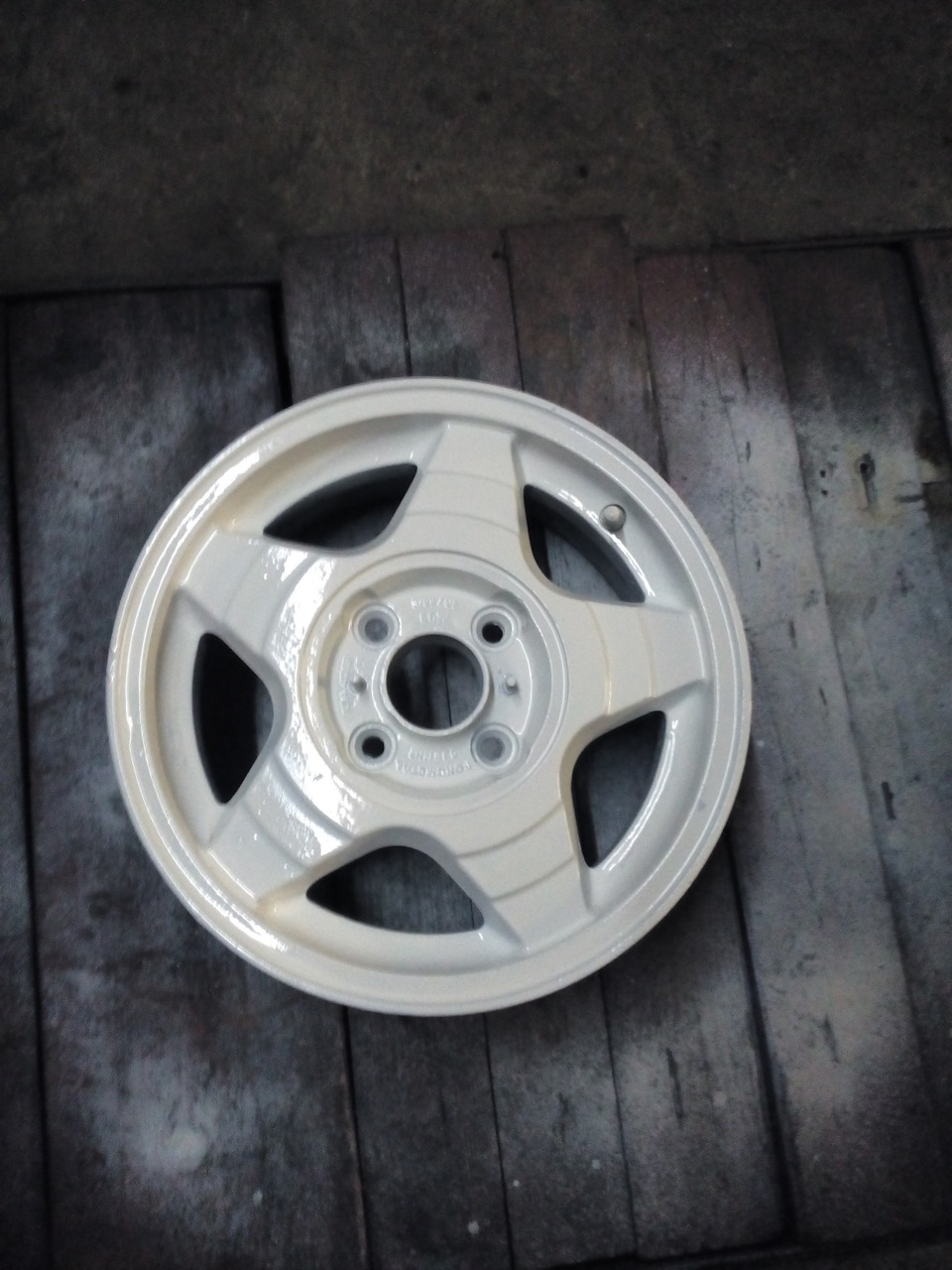 Покраска дисков. — Москвич 2141, 2 л, 1990 года | колёсные диски | DRIVE2