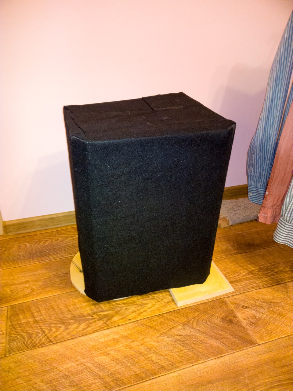 Сабвуфер своими руками- первый опыт. (Динамик сабвуфера PIONIEER TS ...