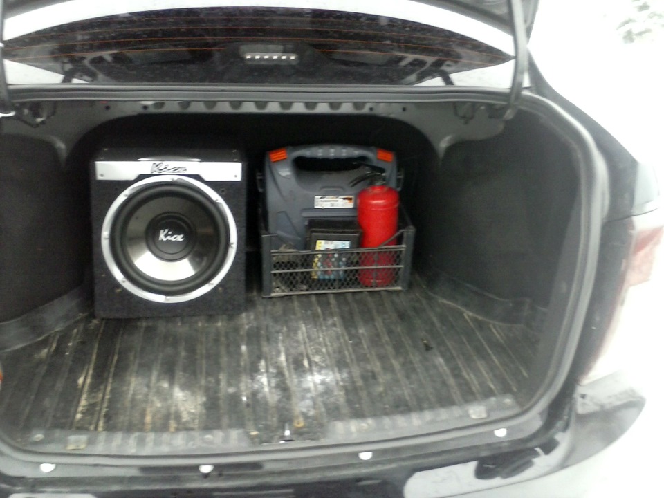 Купил сабвуфер Kicx ICQ 300BA — Lada Гранта, 1,6 л, 2013 года ...