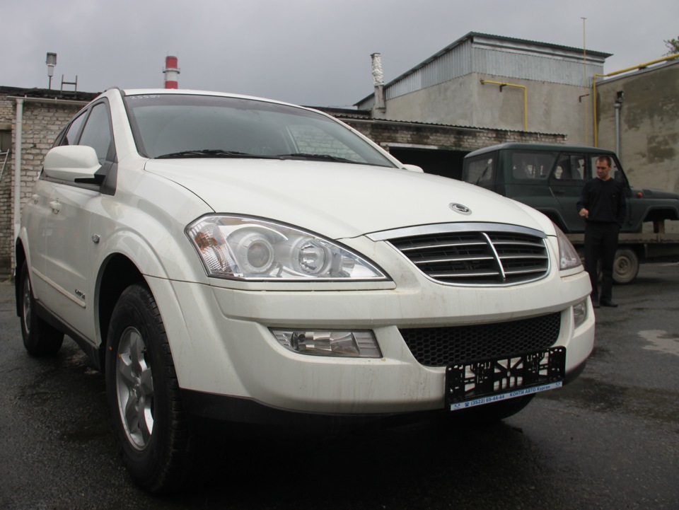 Ssangyong kyron 2.0 xdi. Кайрон белый. Свадебный Кайрон.