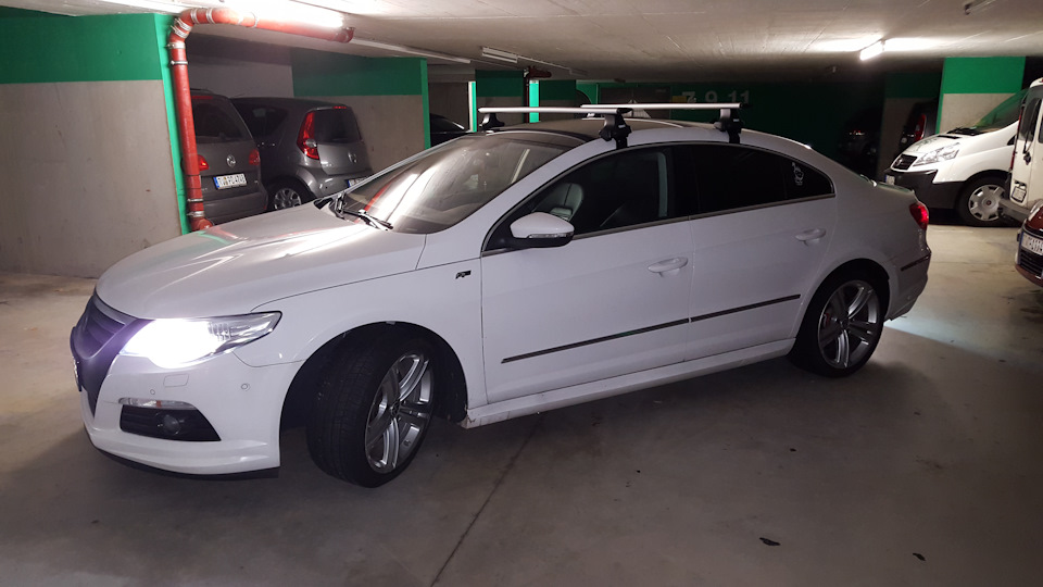 Багажник на крышу — Volkswagen Passat CC, 2 л, 2011 года | путешествие ...
