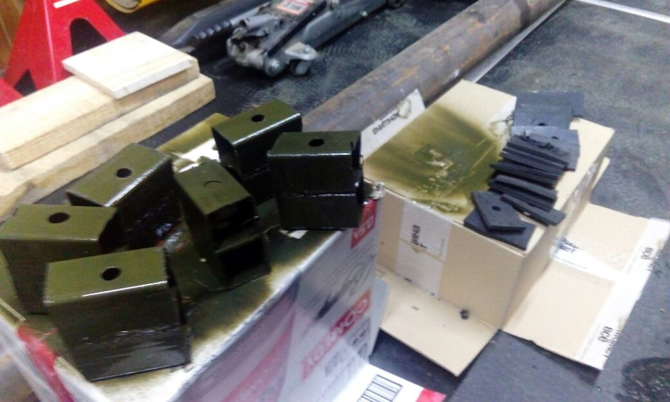 Проставки под кузов, серьги газель — УАЗ 31512, 2,5 л, 1995 года ...