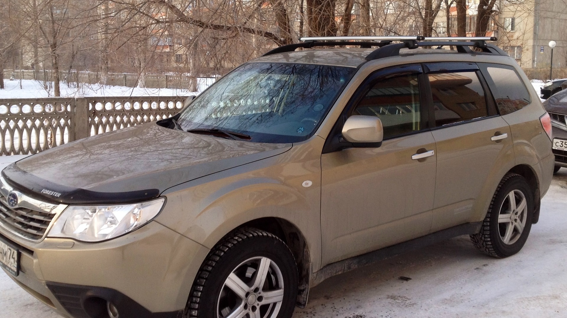 Subaru Forester (SH) 2.5 бензиновый 2008 | Золотистый металлик 2,5Х на  DRIVE2