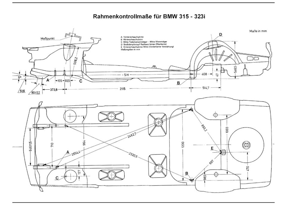 X brace bmw e36 чертеж