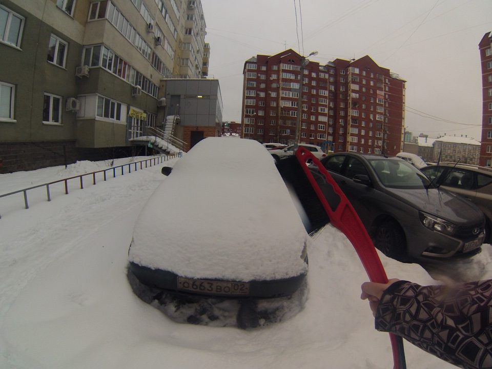 Утро начинается не с кофе… — Lada 21110, 1,5 л, 2001 года | наблюдение ...