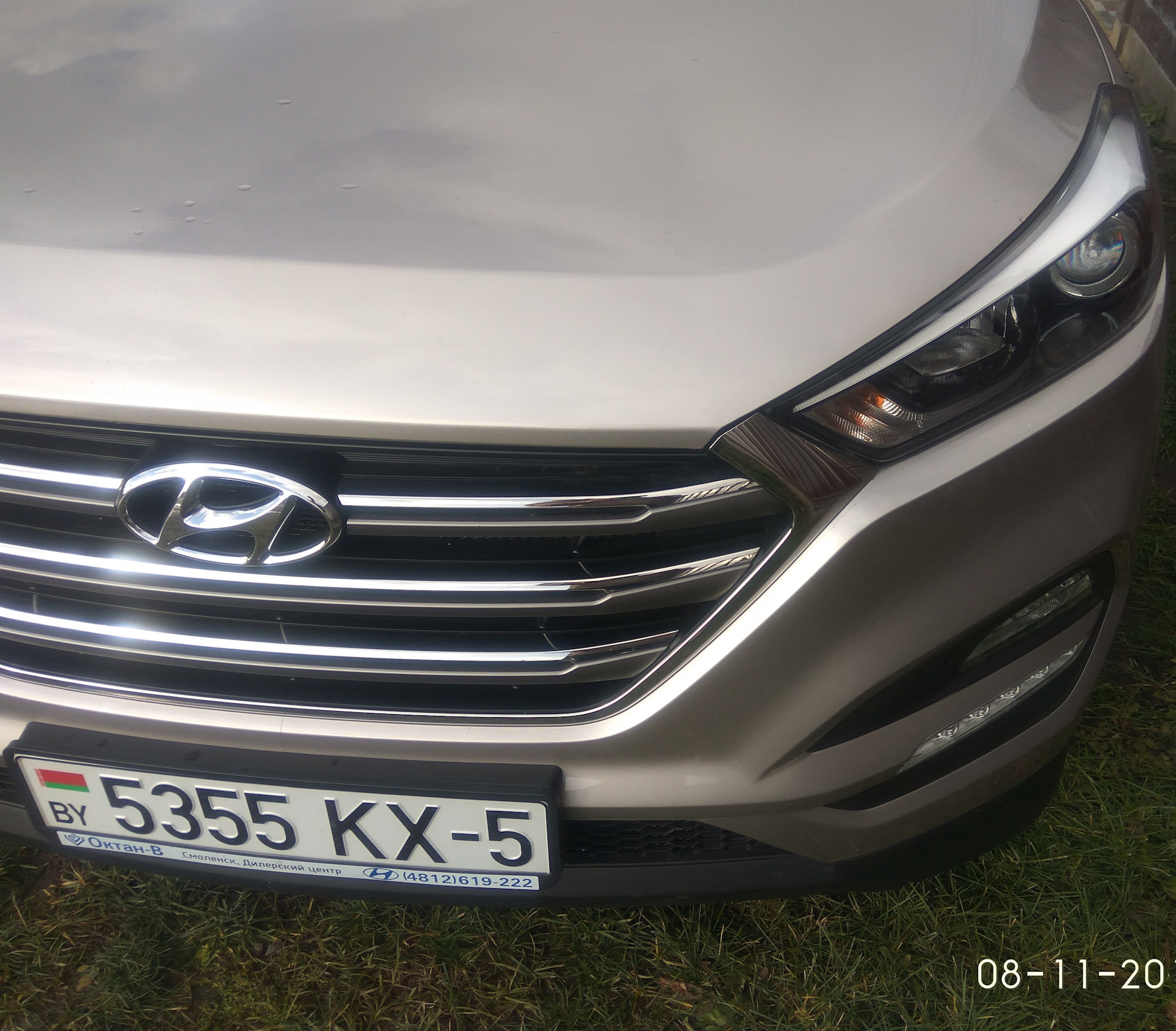 Бронируем hyundai tucson полиуретановой пленкой своими руками. Часть 4:  Капот. — Hyundai Tucson (TL), 2 л, 2016 года | своими руками | DRIVE2