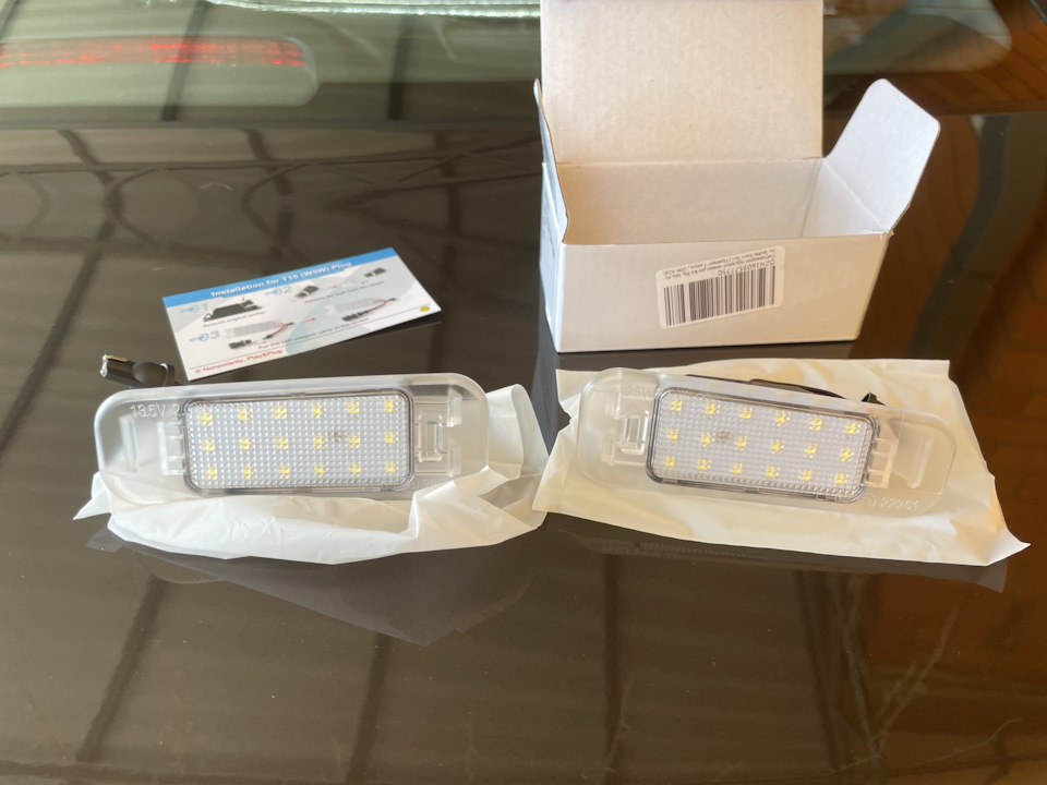 LED подсветка номера + EVA коврик в багажник / БЖ №4 — KIA Rio (3G), 1 ...