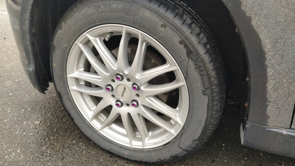 Колесные гайки JDM стиль — Mitsubishi Grandis, 2,4 л, 2007 года ...