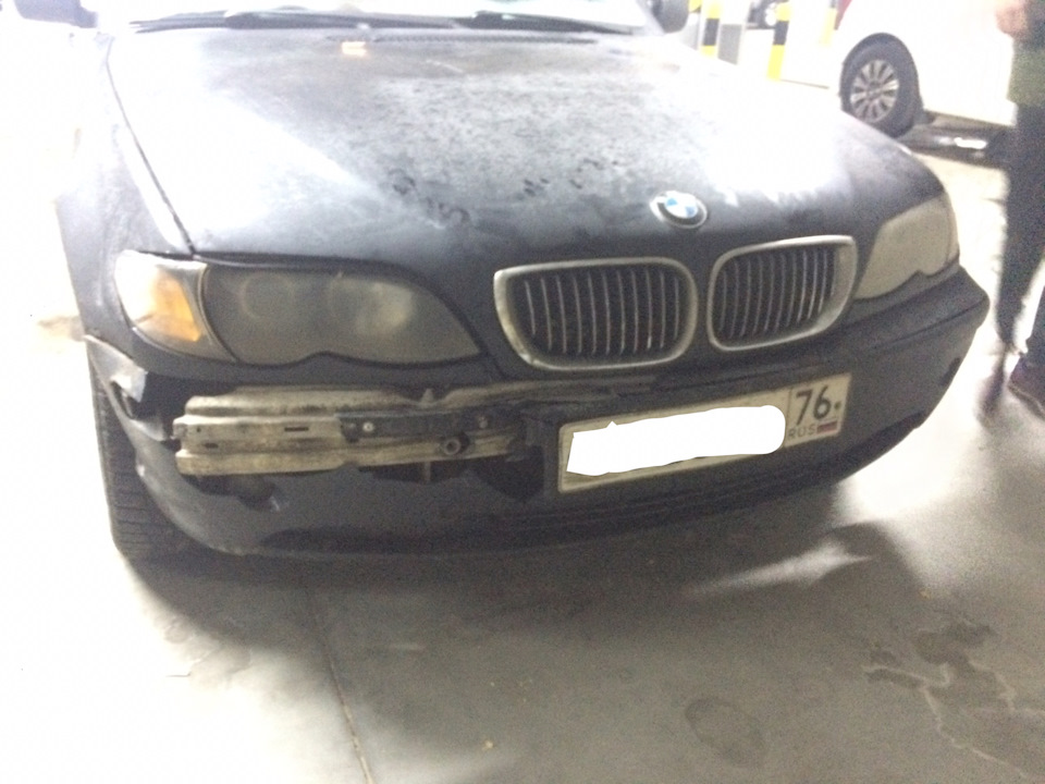 Приехали бл*ть — BMW 3 series (E46), 2 л, 2002 года | ДТП | DRIVE2