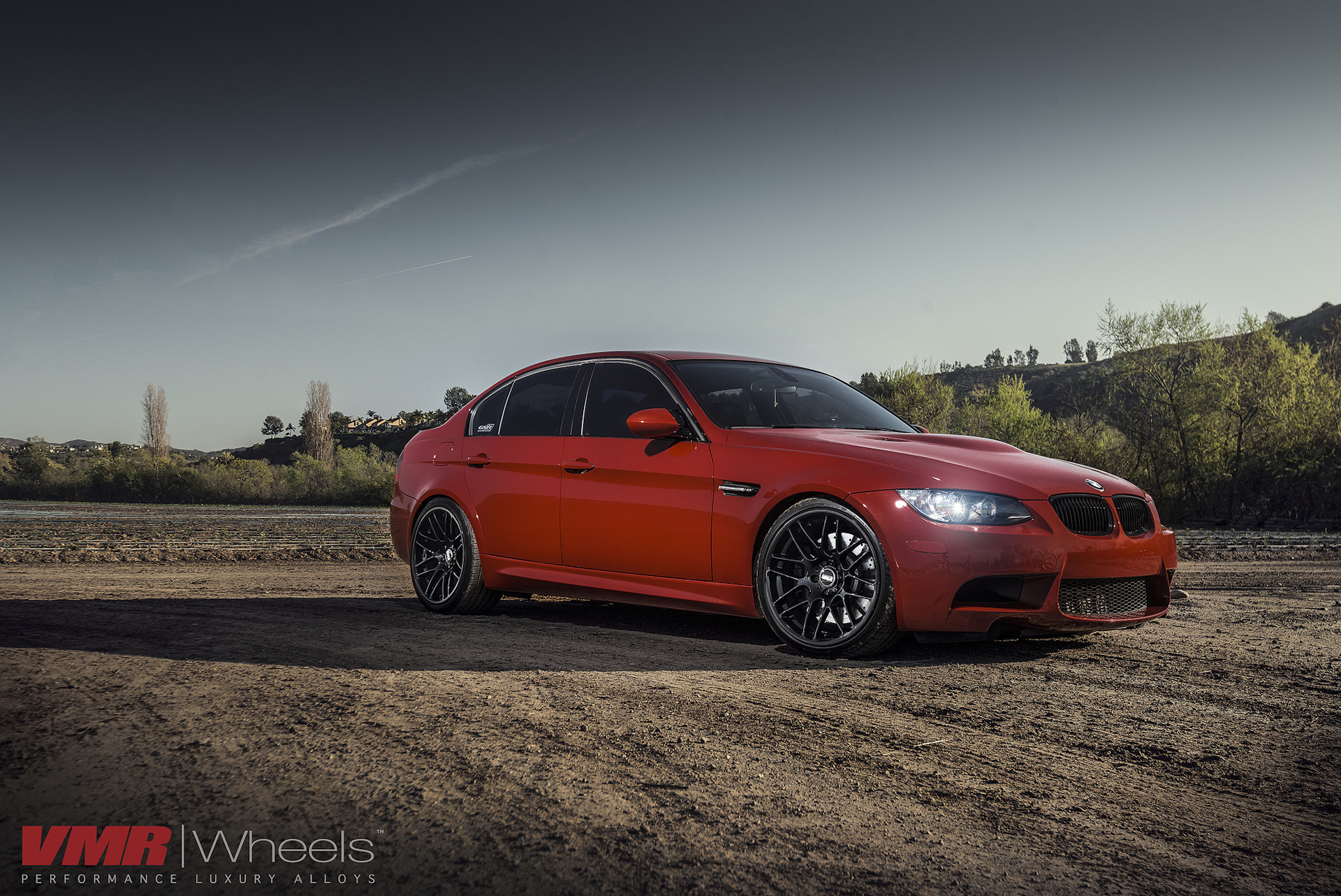 BMW e90 Black Wheels