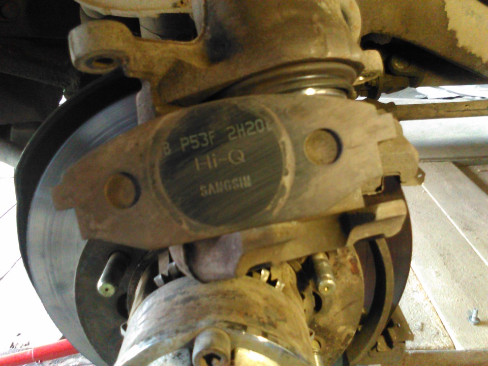 Греются передние диски. — Hyundai Galloper, 3 л, 1992 года | наблюдение ...