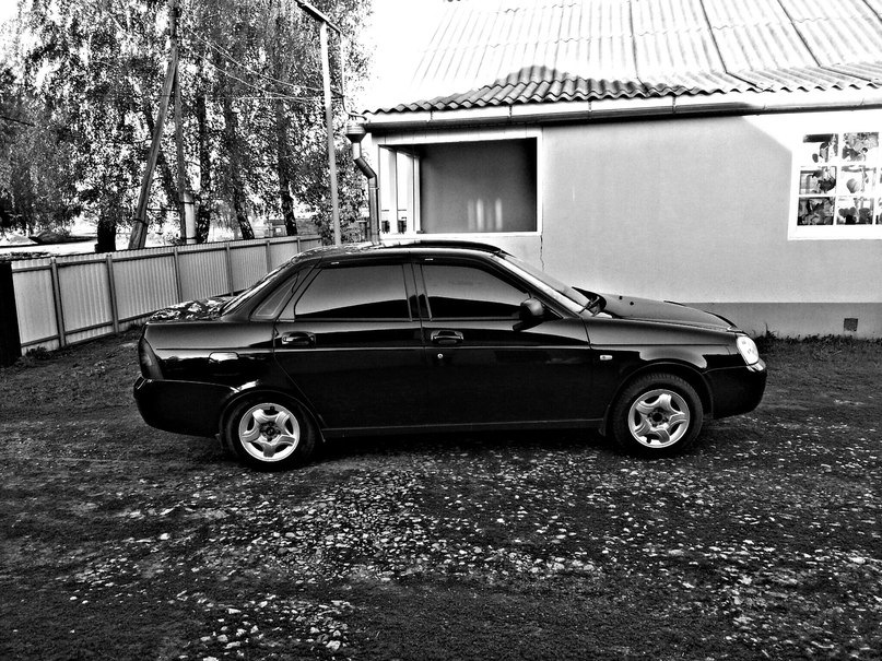 Немного фотошопа — Lada Приора седан, 1,6 л, 2008 года | фотография ...