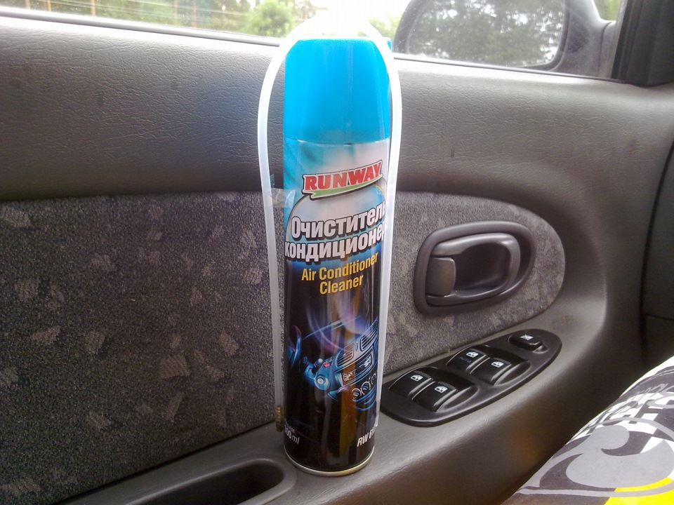 Очиститель кондиционера RUNWAY — KIA Spectra, 1,6 л, 2008 года ...