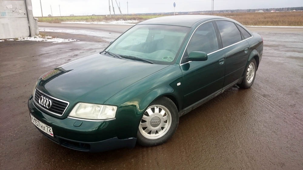 Audi a6 c5 зеленая