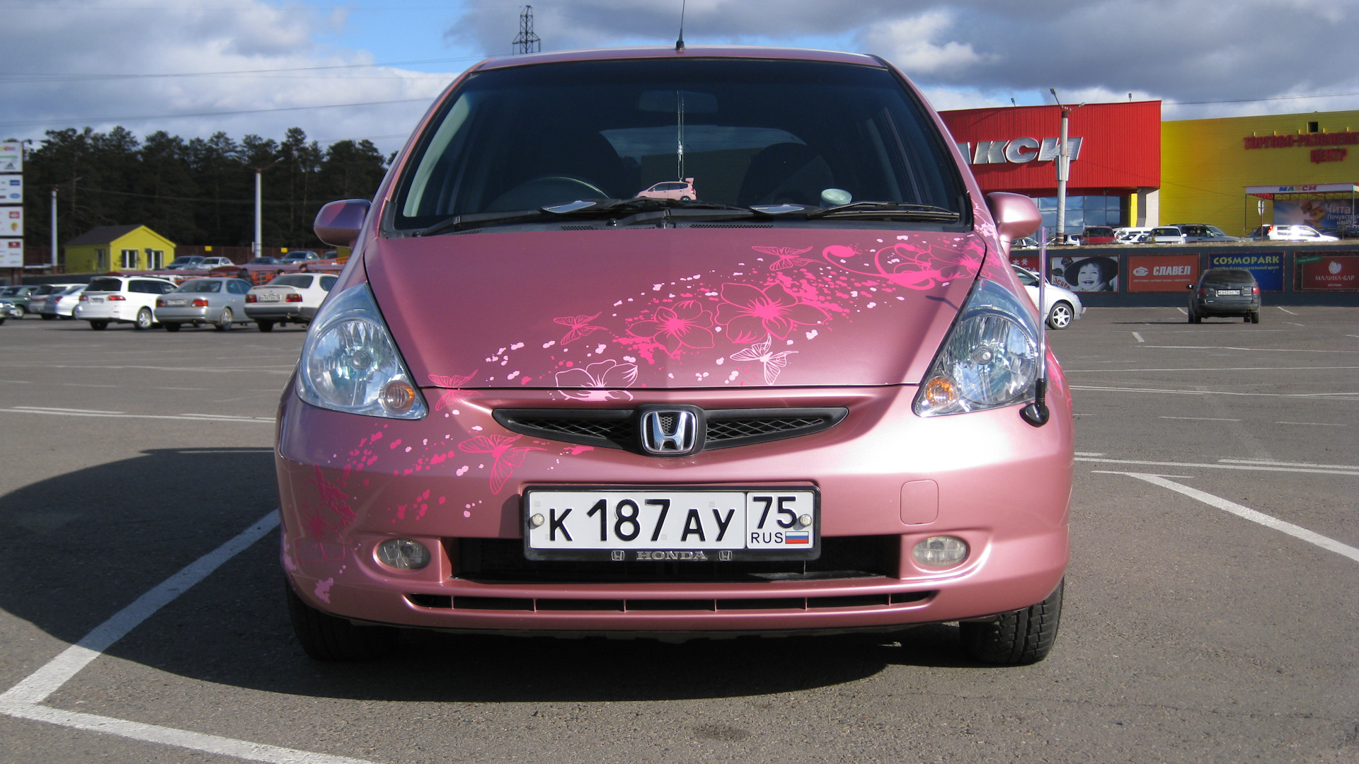 Honda Fit (1G) 1.3 бензиновый 2002 | Pink Storm на DRIVE2