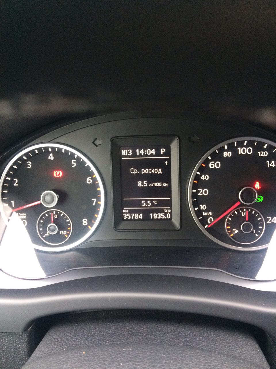 Расход бензина — Volkswagen Tiguan (1G), 2 л, 2013 года | наблюдение ...